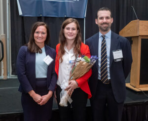 CLS board members Megan Hilson and Ned Sackman with 603LA board member Brittany Hunt