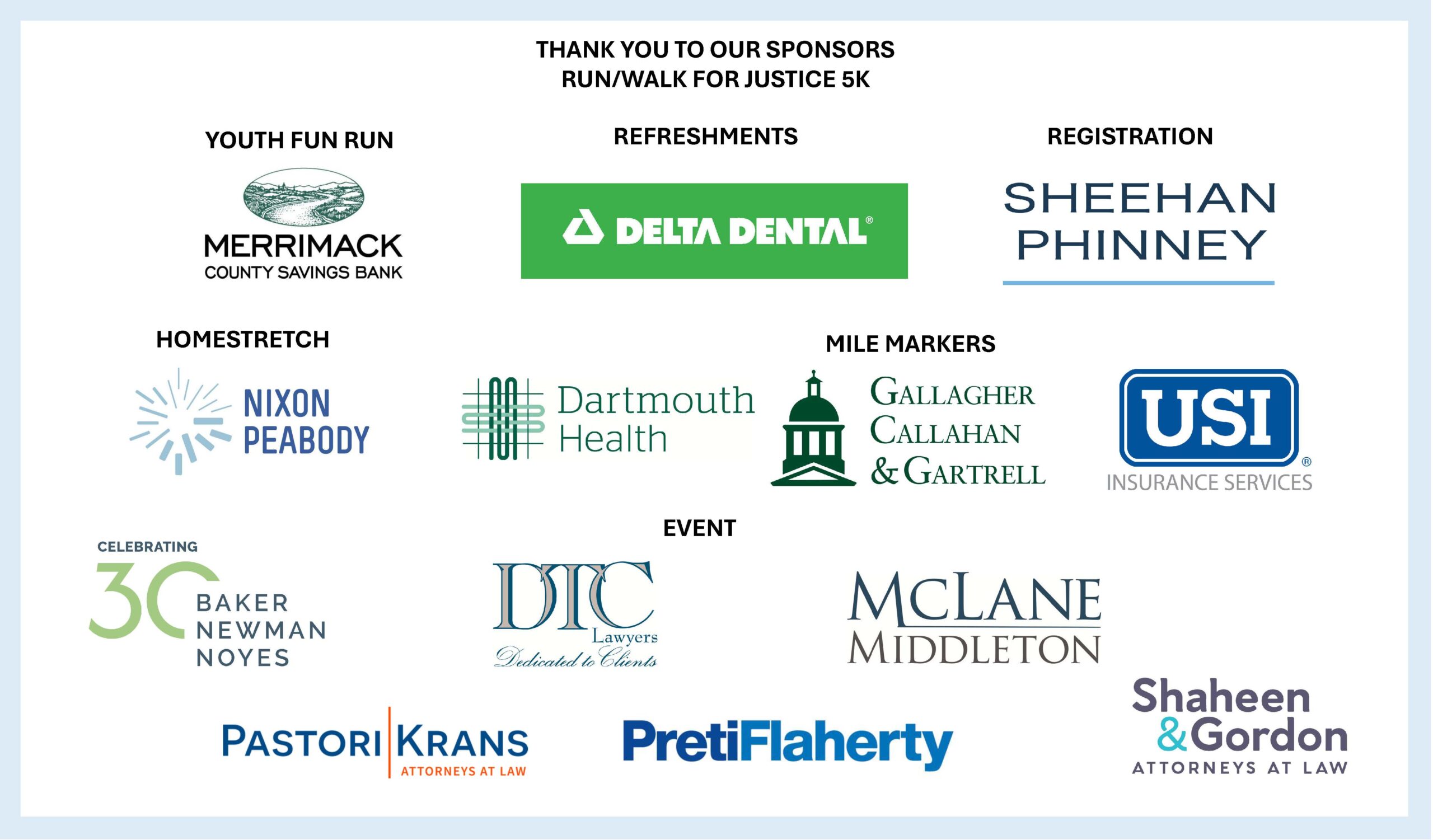 5K Sponsor Slide_asof20250717 5K Sponsors